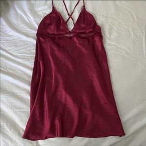 Satin and lace slip NWOT